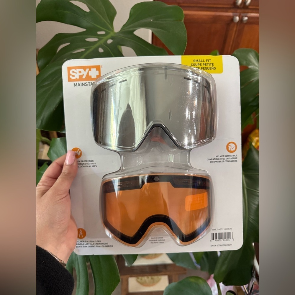 SPY‎ Mainstay skiing snowboarding Goggles - Silver and Orange